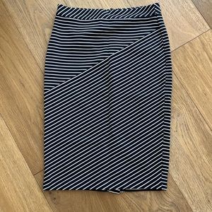 Banana Republic Striped Pencil Skirt